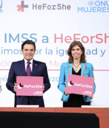 IMSS se adhiere a HeForShe en la lucha por la igualdad de género