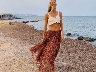 La falda larga y hippy de Vanesa Lorenzo es para enamorarse