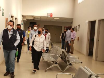 Personal de SESEQ visita Centros de Salud en Tolimán