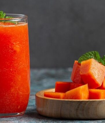 Batido de papaya y melón, receta y cómo tomarlo para bajar de peso