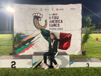 Atletas queretanos suben al podio en FISU America Games