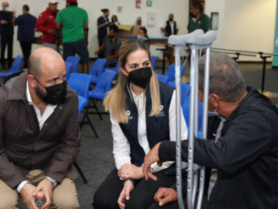 Visita Car Herrera de Kuri Jornada de Atención a Pacientes de Prótesis