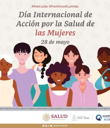Se suma SESA a la conmemoración del Día Internacional de Acción por la Salud de la Mujer