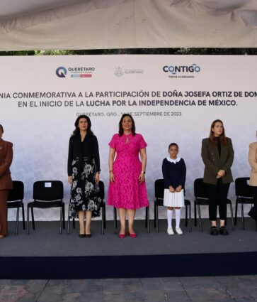 Encabeza titular de SEDEQ homenaje a la Corregidora de Querétaro