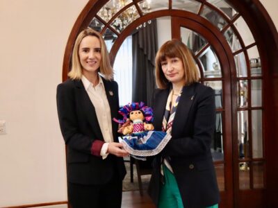 Visita embajadora de Ucrania a la Representación de Querétaro en la Ciudad de México