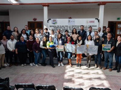 Certifica Secretaría de Salud a Arroyo Seco como Comunidad Saludable
